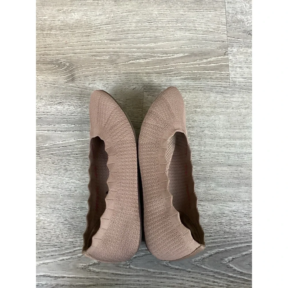 Skechers Cleo 2.0 Love Spell Ballet Flats Stretch 158343 Brown Women's Size 11